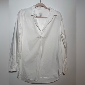J. Crew Women's Classic White Button Down Shirt